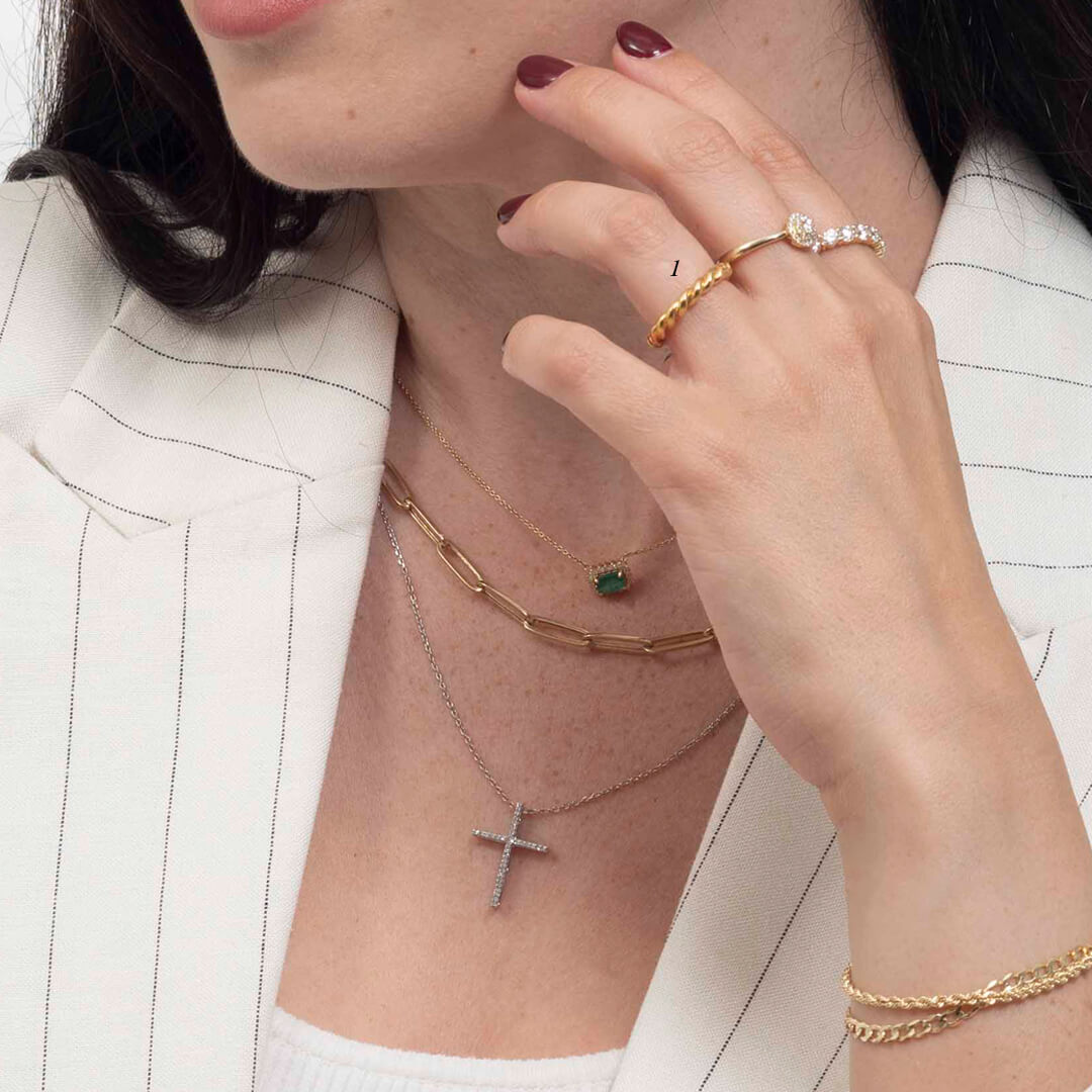 Anillo Torsal 14k