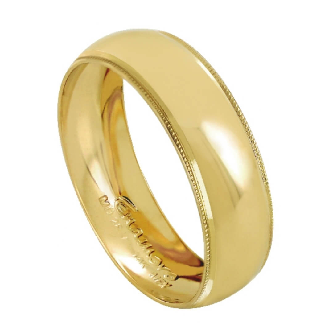 Argolla de Boda 6mm con Carruchas