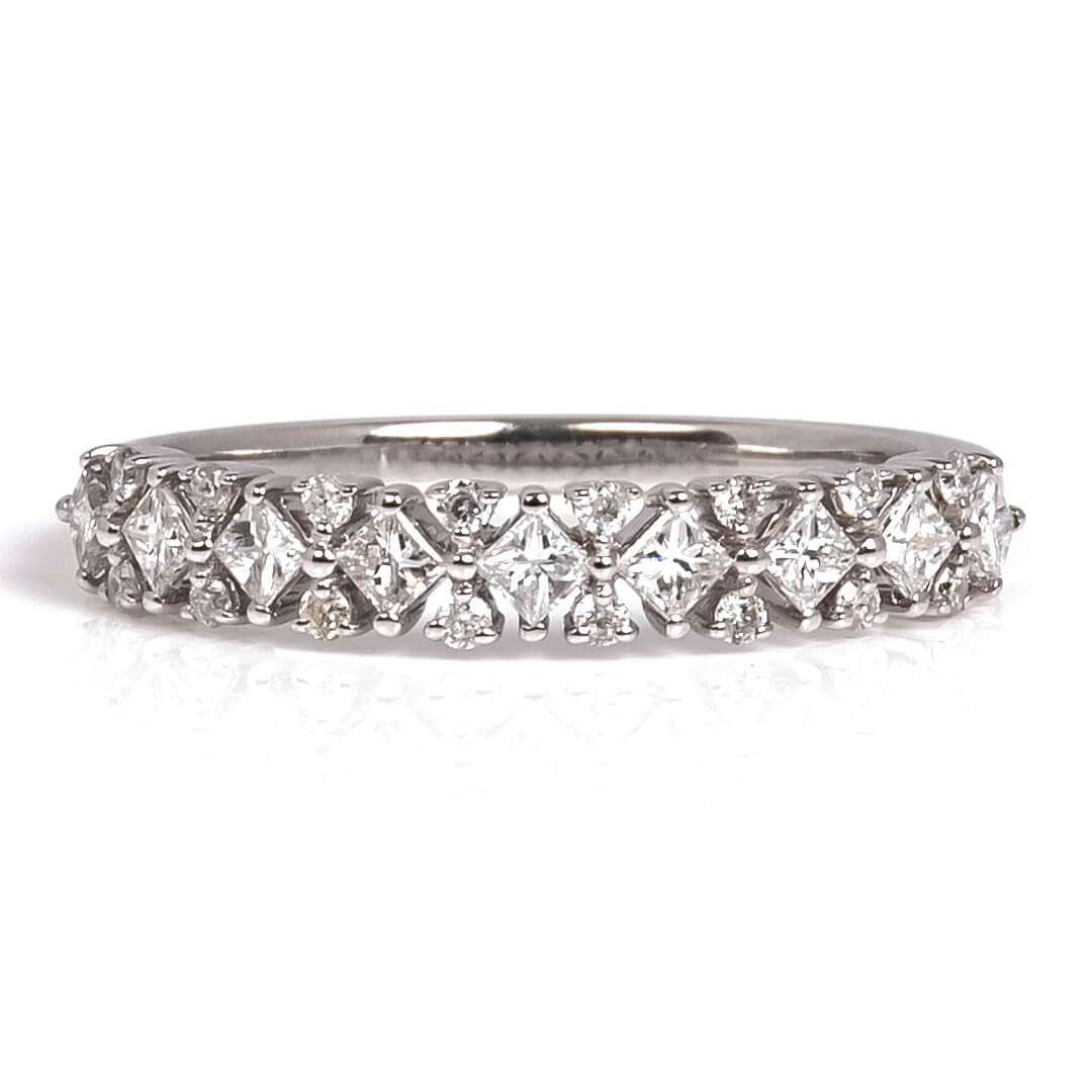 Churumbela 0.70qts Diamantes Labgrown Corte Princess y Redondo