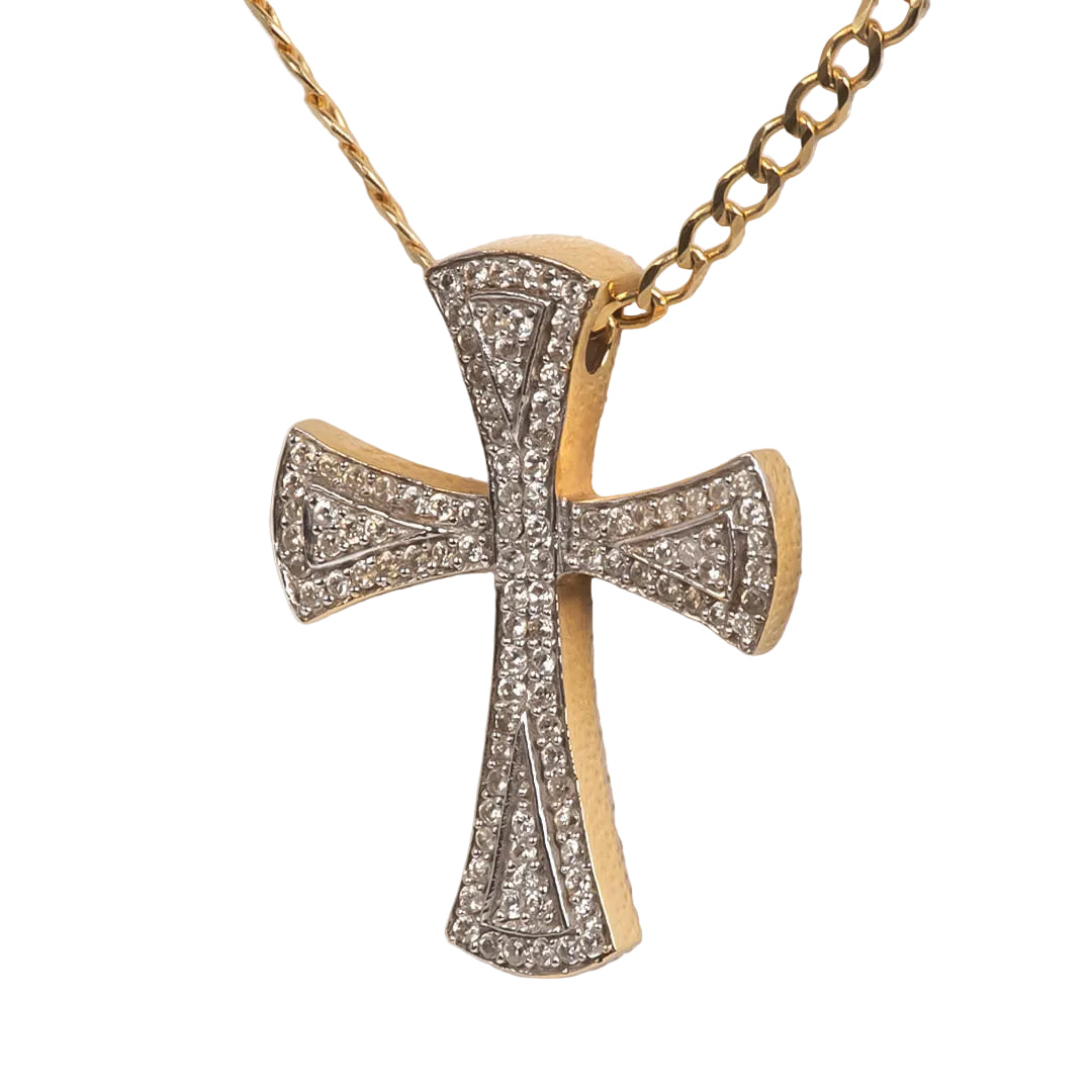 Cruz con Circonias 33mm