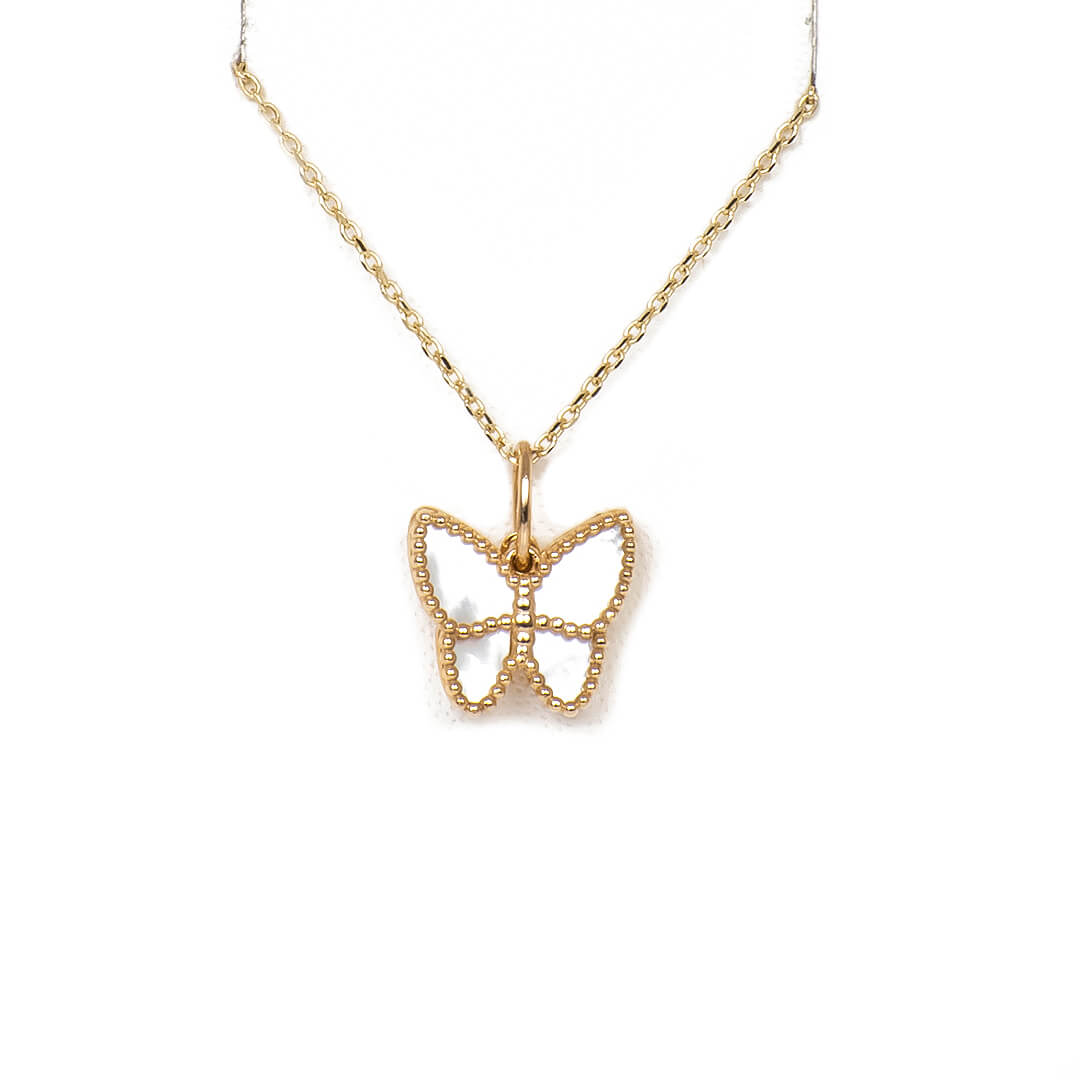 Dije de Mariposa con Madre Perla