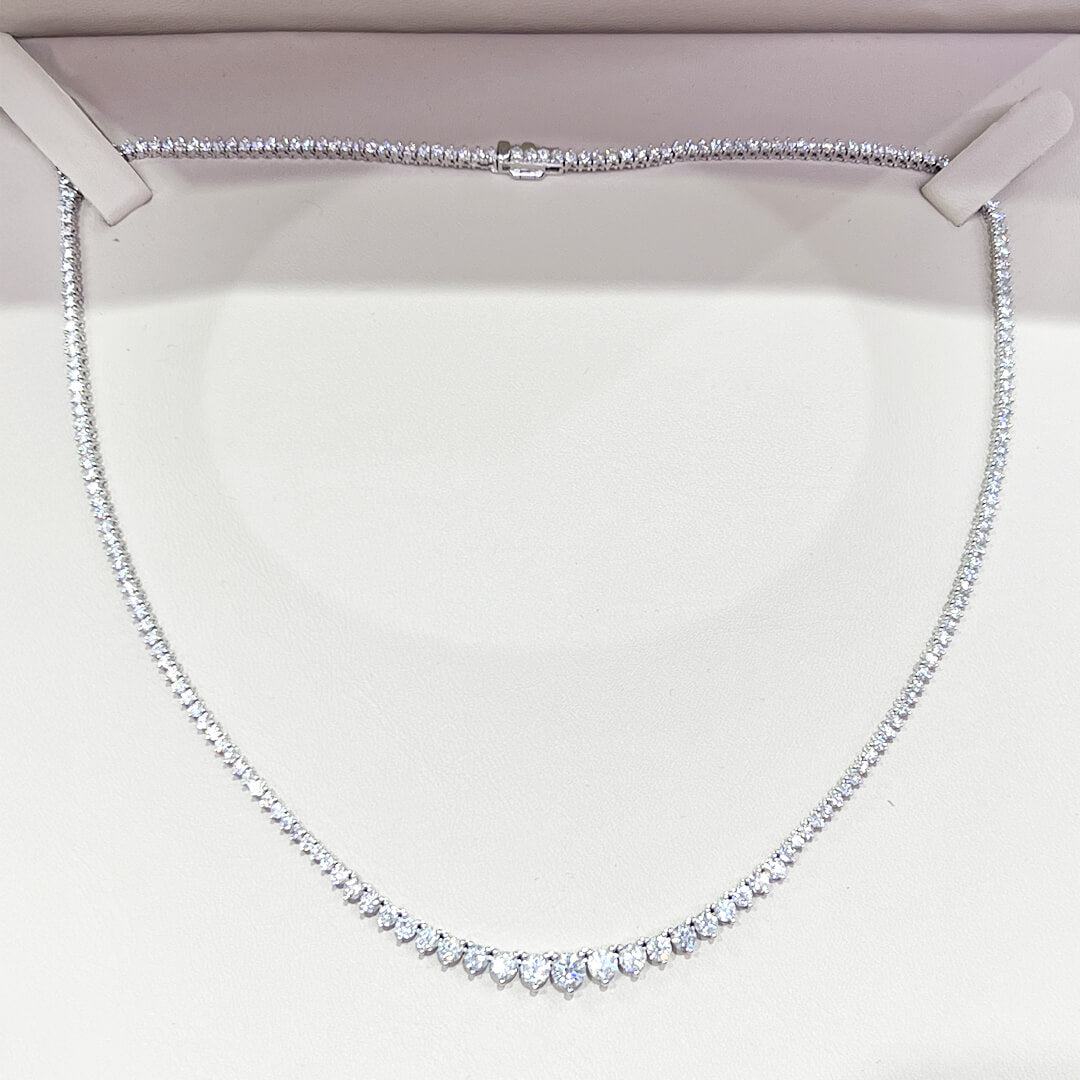 Gargantilla tipo Riviera Labgrown 5qts