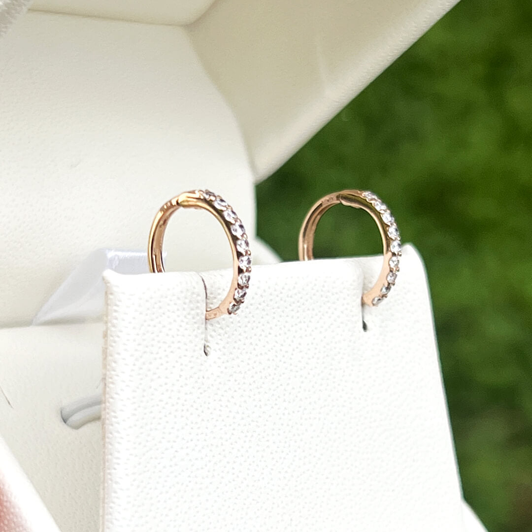 Huggies con Circonias 11mm