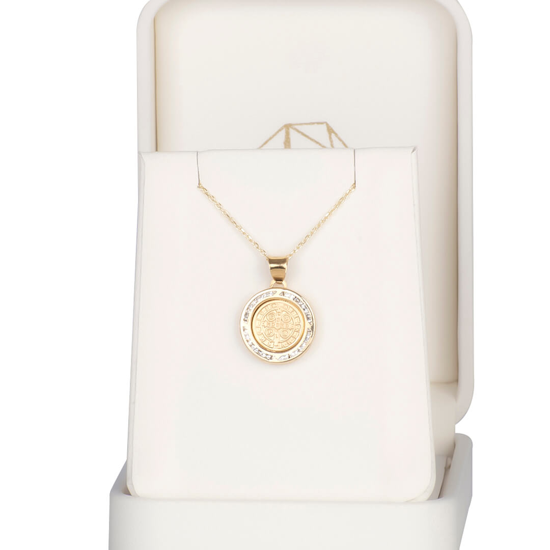Medalla San Benito Reversible (1.5cm)