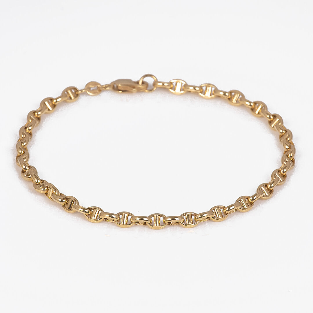 Pulsera Tejido Marinero 14k