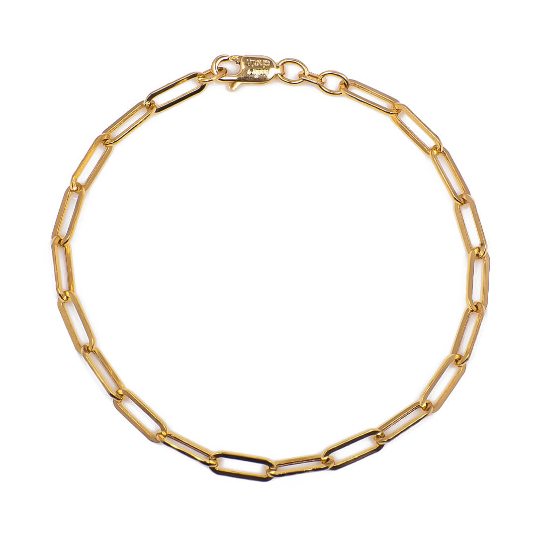 Pulsera tipo Clip 14k
