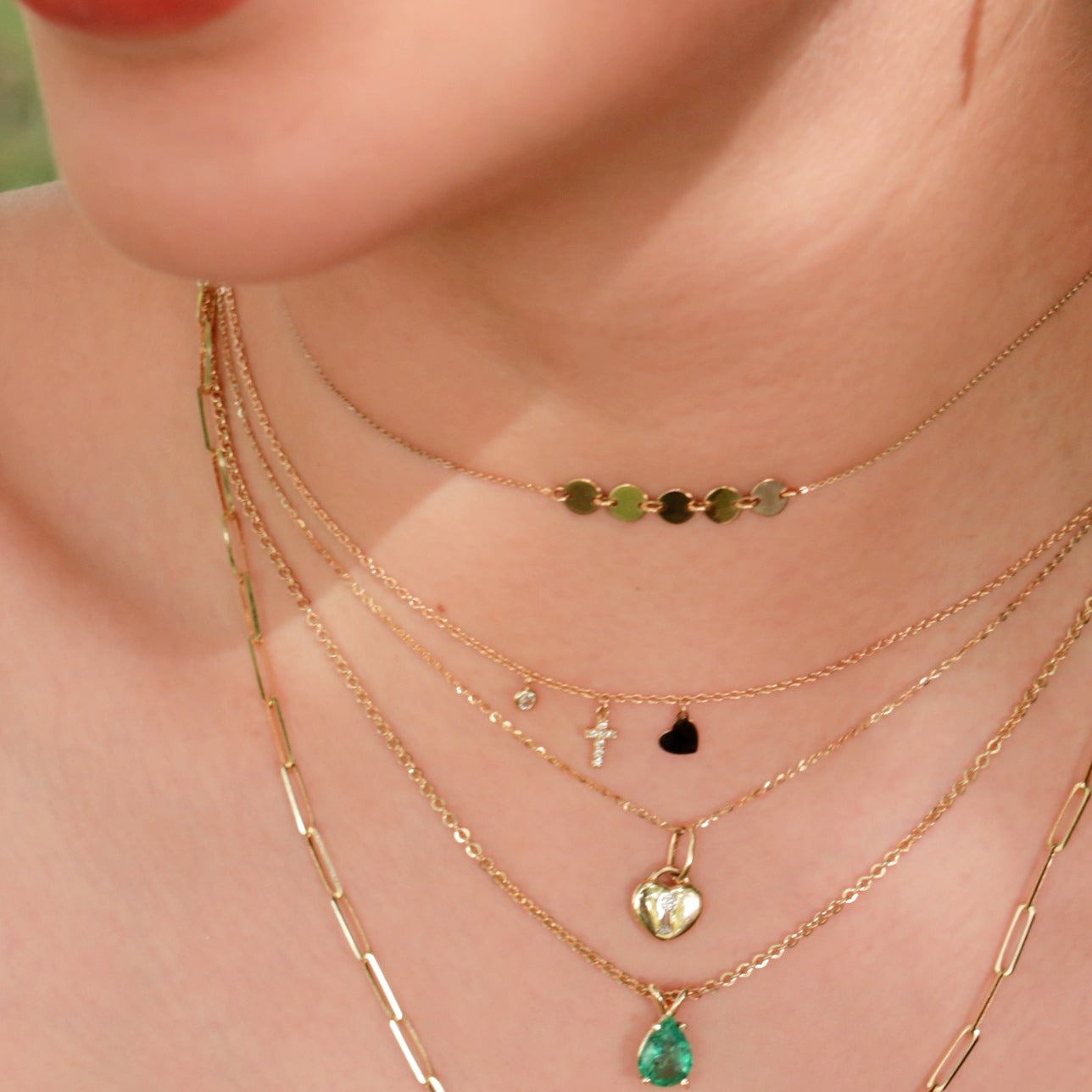 Choker con Rueditas Lisas