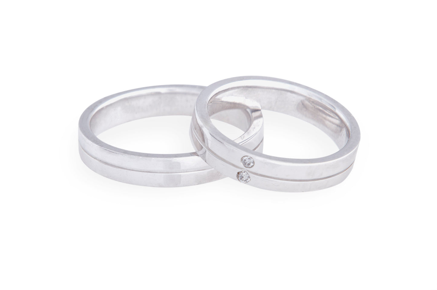 Argollas 4mm Diamantes 0.04qts