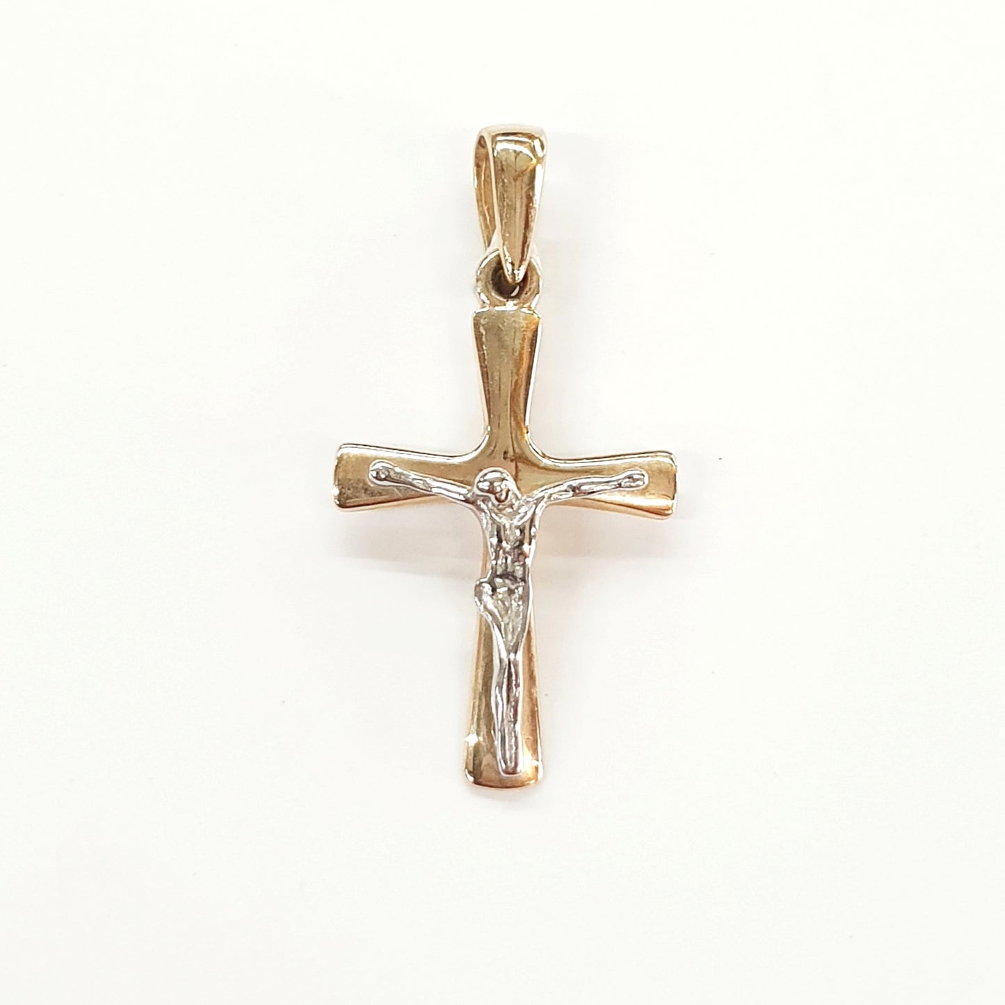 Cruz con Cristo Oro Combinado