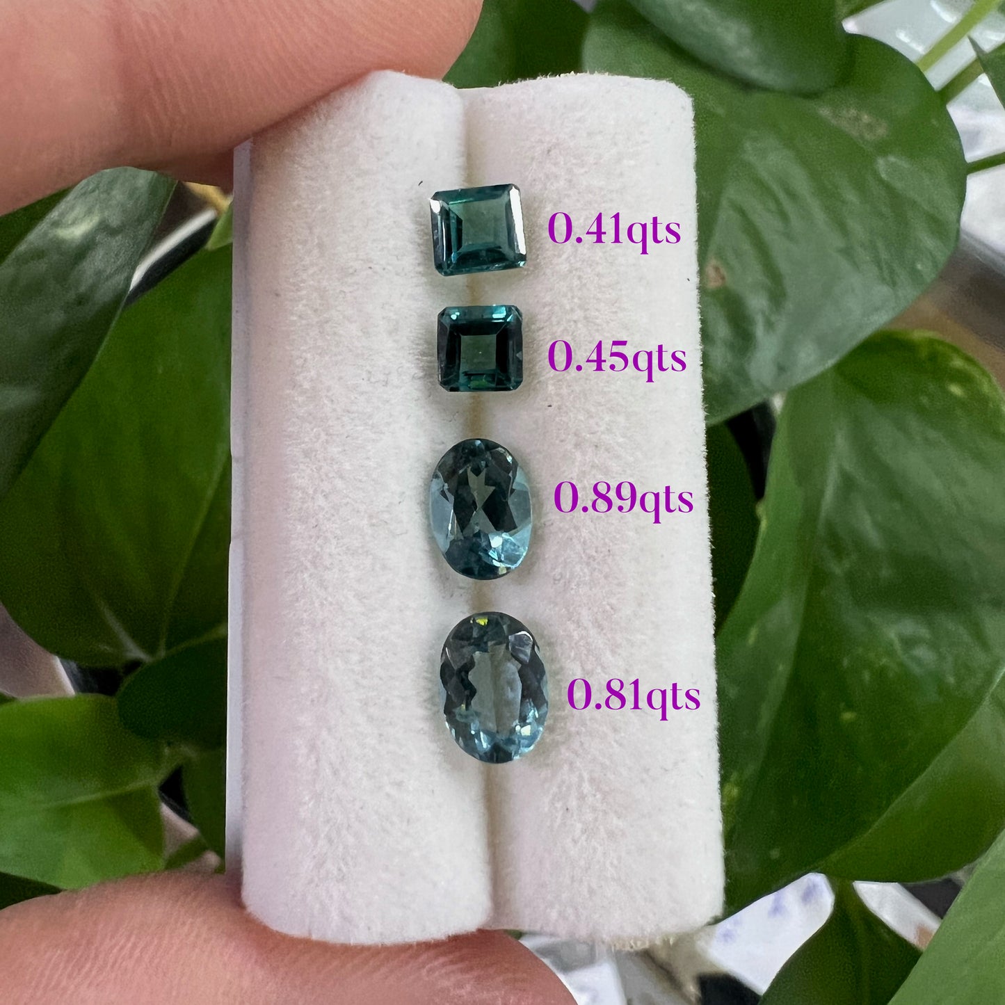 Turmalinas Azules Naturales