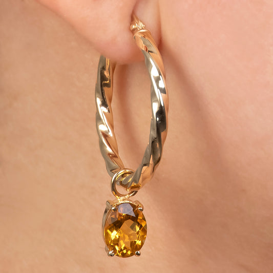 Arracada Torsal 14k