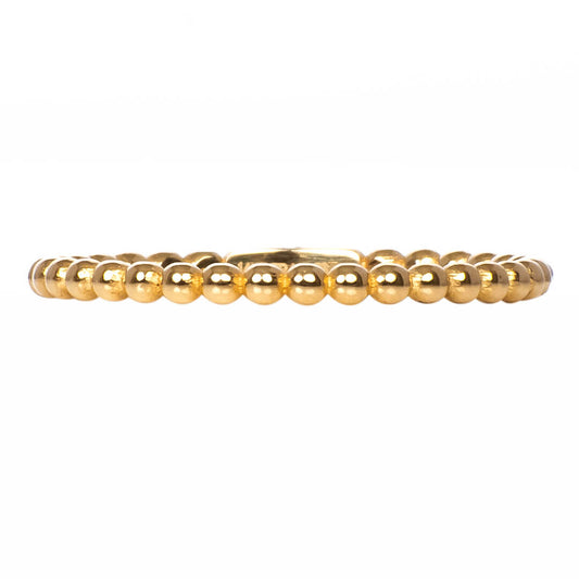 Anillo Delgado de Bolitas Lisas