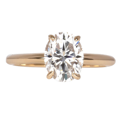 Anillo Grace con Moissanita Oval 9x7mm