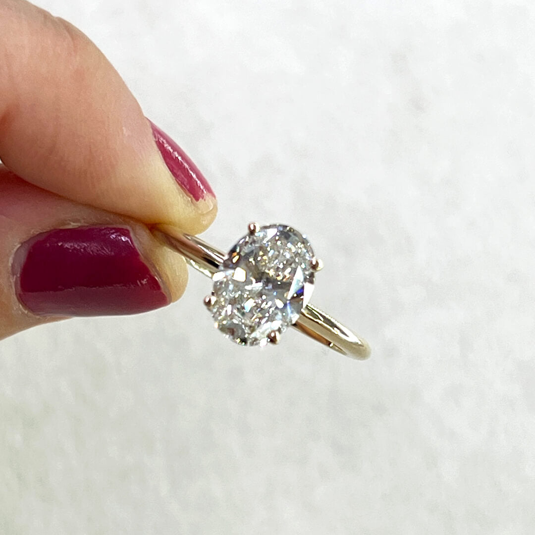 Anillo Hailey Diamante Labgrown 2.01qts