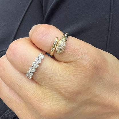 Anillo Pinky Vibora 0.20qts Diamantes Labgrown