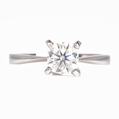 Anillo Moissanita Corte Cushion 1.00qt 6mm