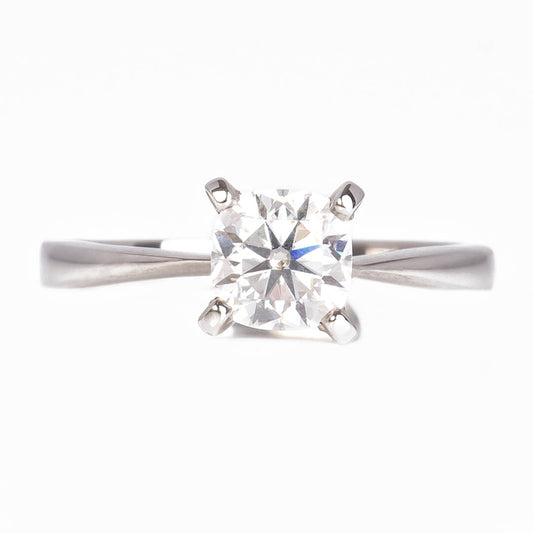 Anillo Moissanita Corte Cushion 1.00qt 6mm