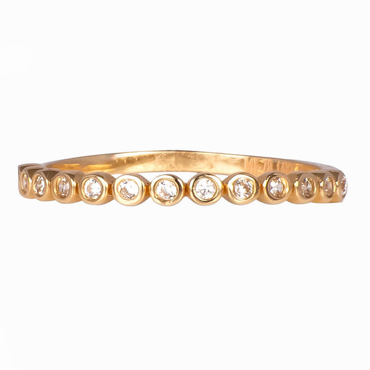 Anillo con Circonias (Pinky Ring)