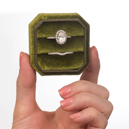 Anillo de Compromiso Labgrown Corte Oval 1.39qts