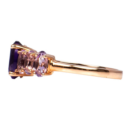 Anillo con Amatista Corte Oval