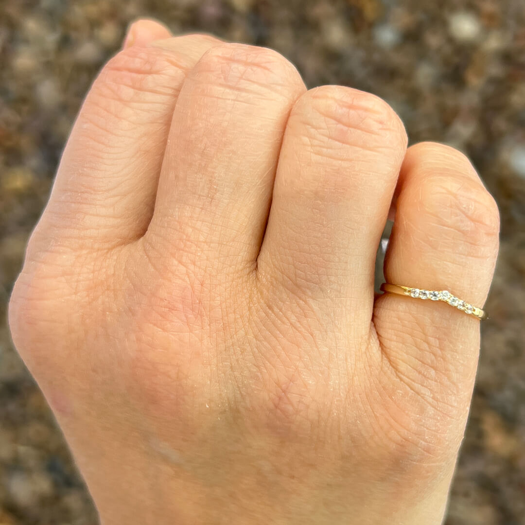 Anillo con Circonias (Pinky Ring)