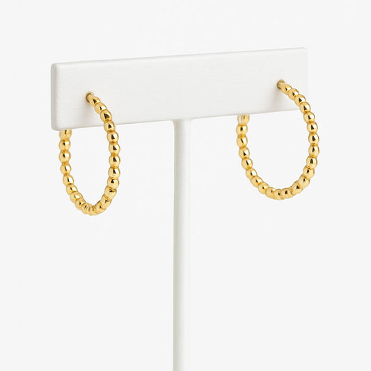 Aretes de Bolitas 14k