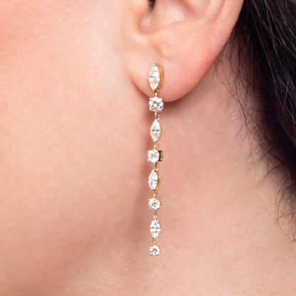 Aretes con Diamantes Labgrown 2.25qts