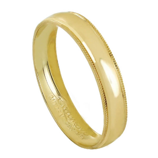 Anillo de Boda 4mm con Carruchas