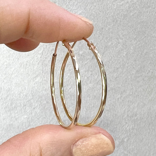 Arracada Facetadas 10k