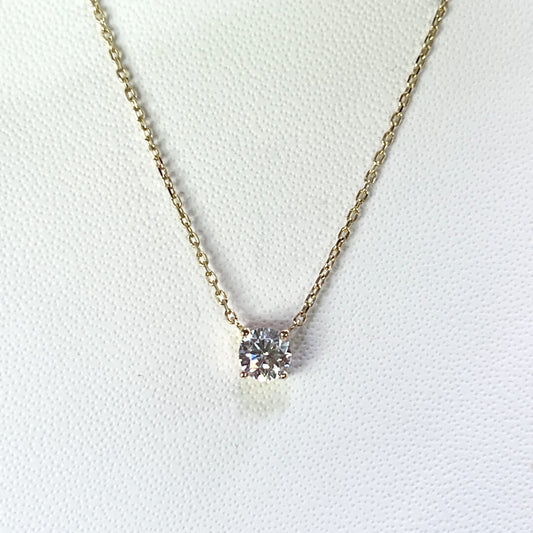 Cadena con Dije de Circonia 14k