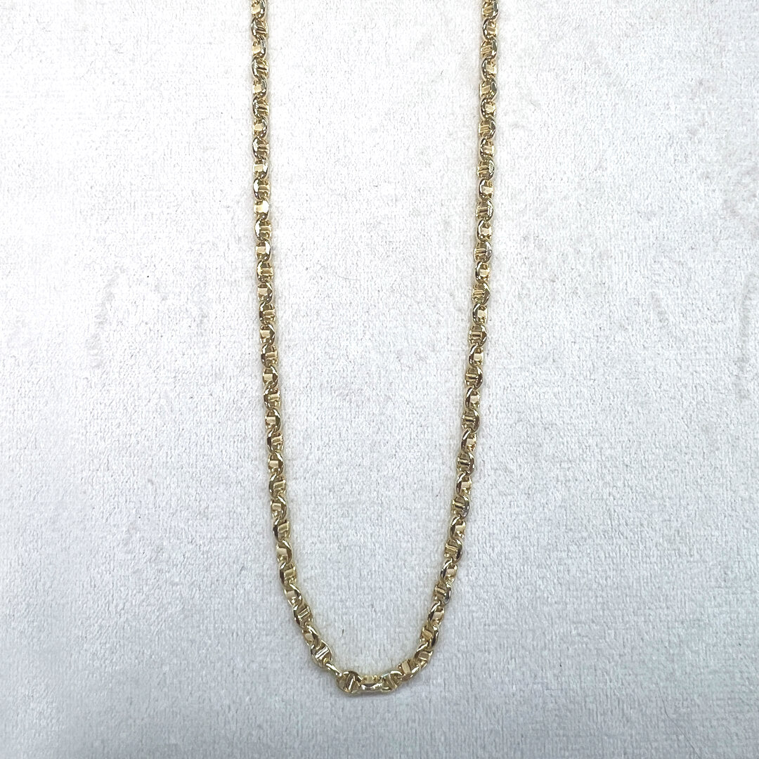 Cadena tipo Marinero 14k