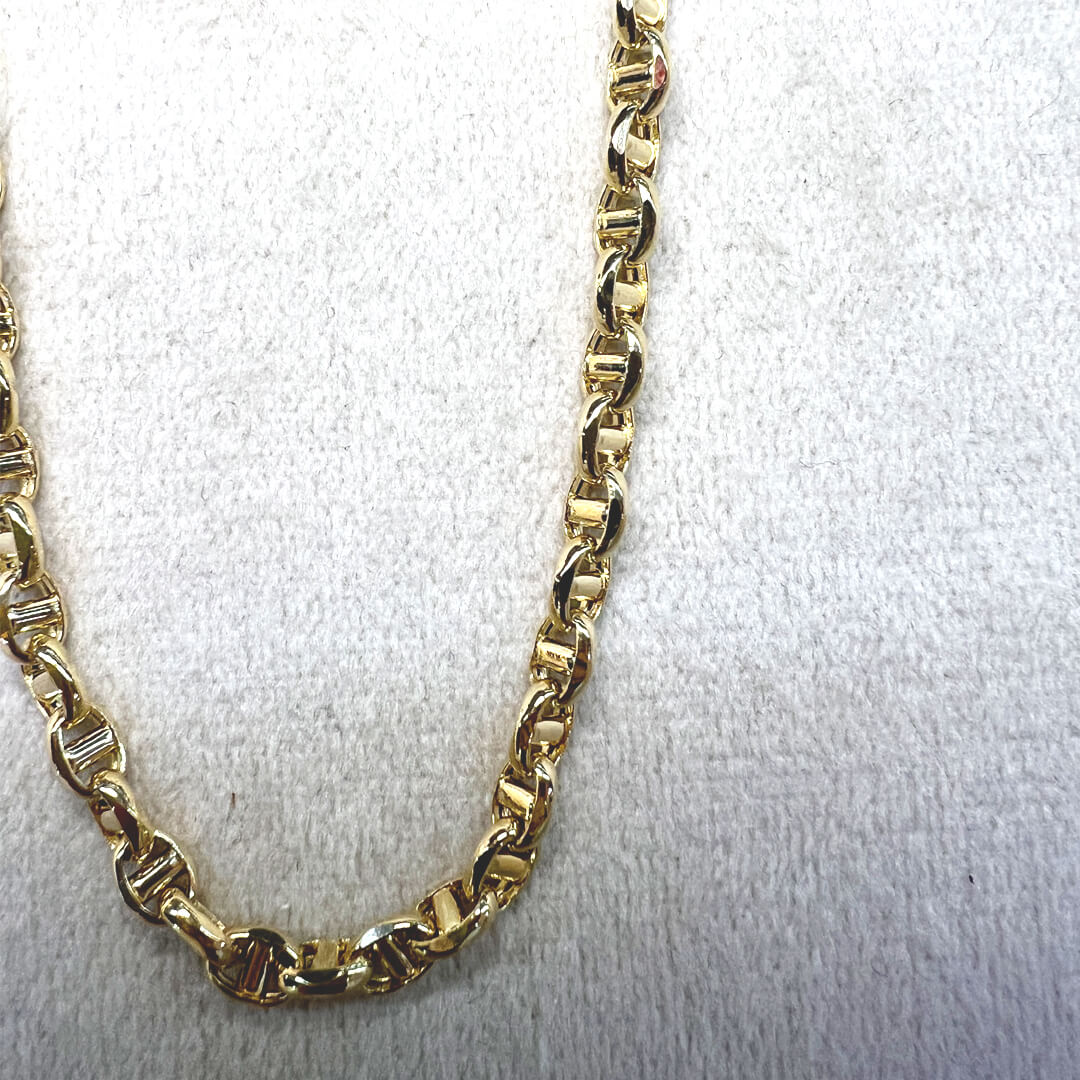 Cadena tipo Marinero 14k