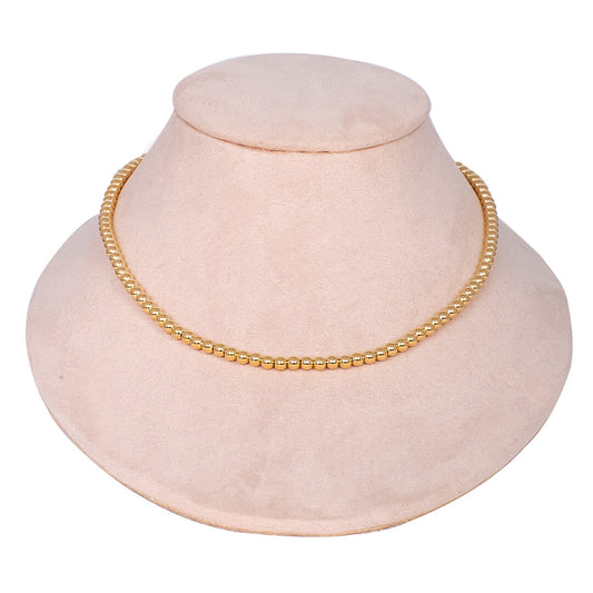 Collar de Bolitas 14k