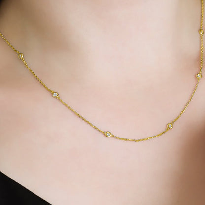 Collar con Diamantes Labgrown 0.93qts