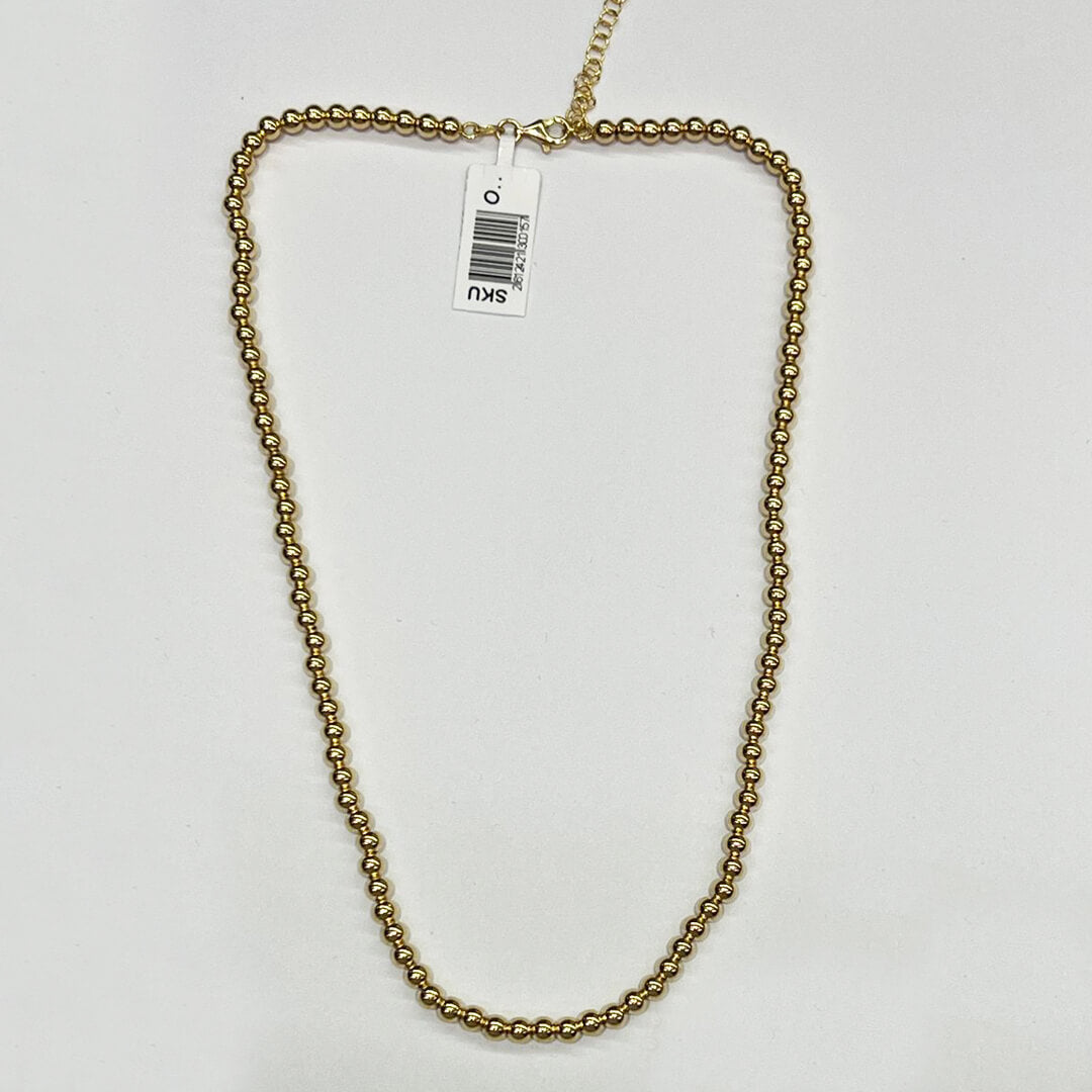 Collar de Bolitas 14k
