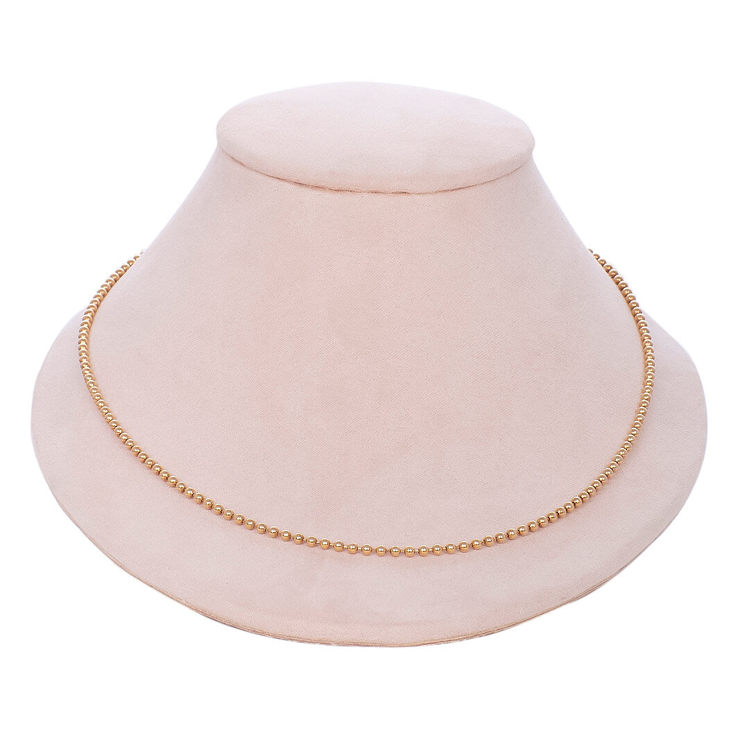 Collar de Bolitas 2.5mm 14k