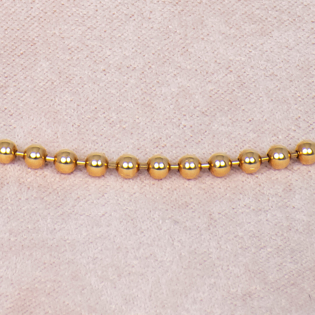 Collar de Bolitas 2.5mm 14k