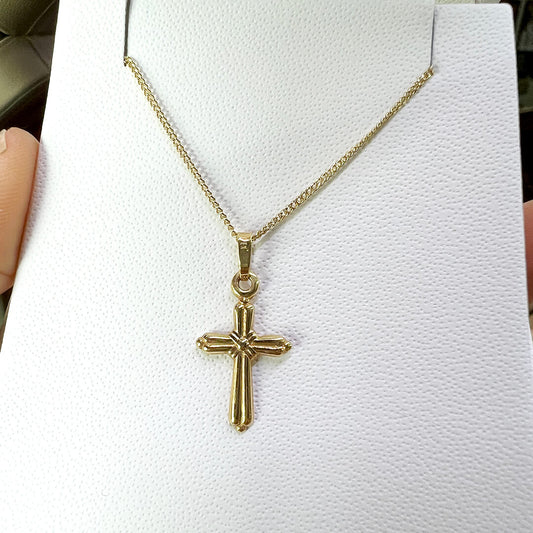 Cruz con Diseño y Amarres al Centro