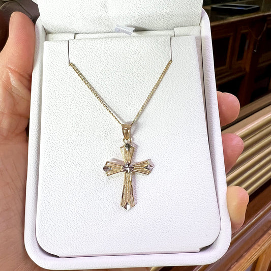 Cruz con Diseño 14k
