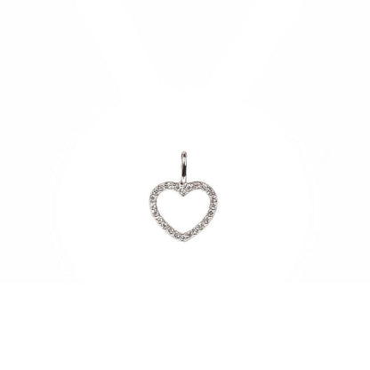 Dije de Corazón con Diamantes Naturales 0.22qts