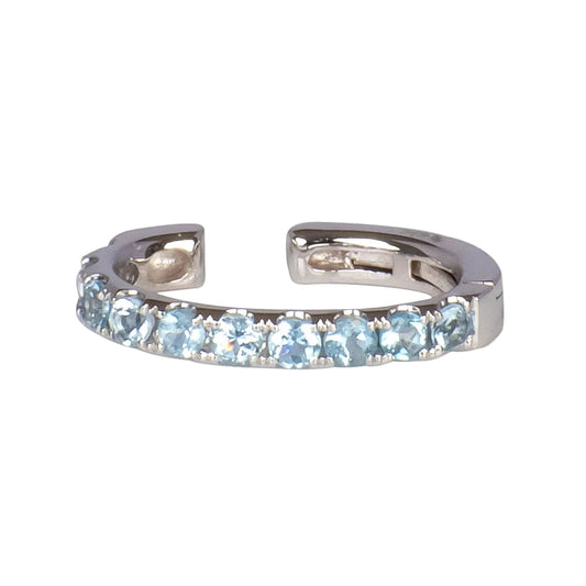 Earcuff con Aguamarinas Naturales