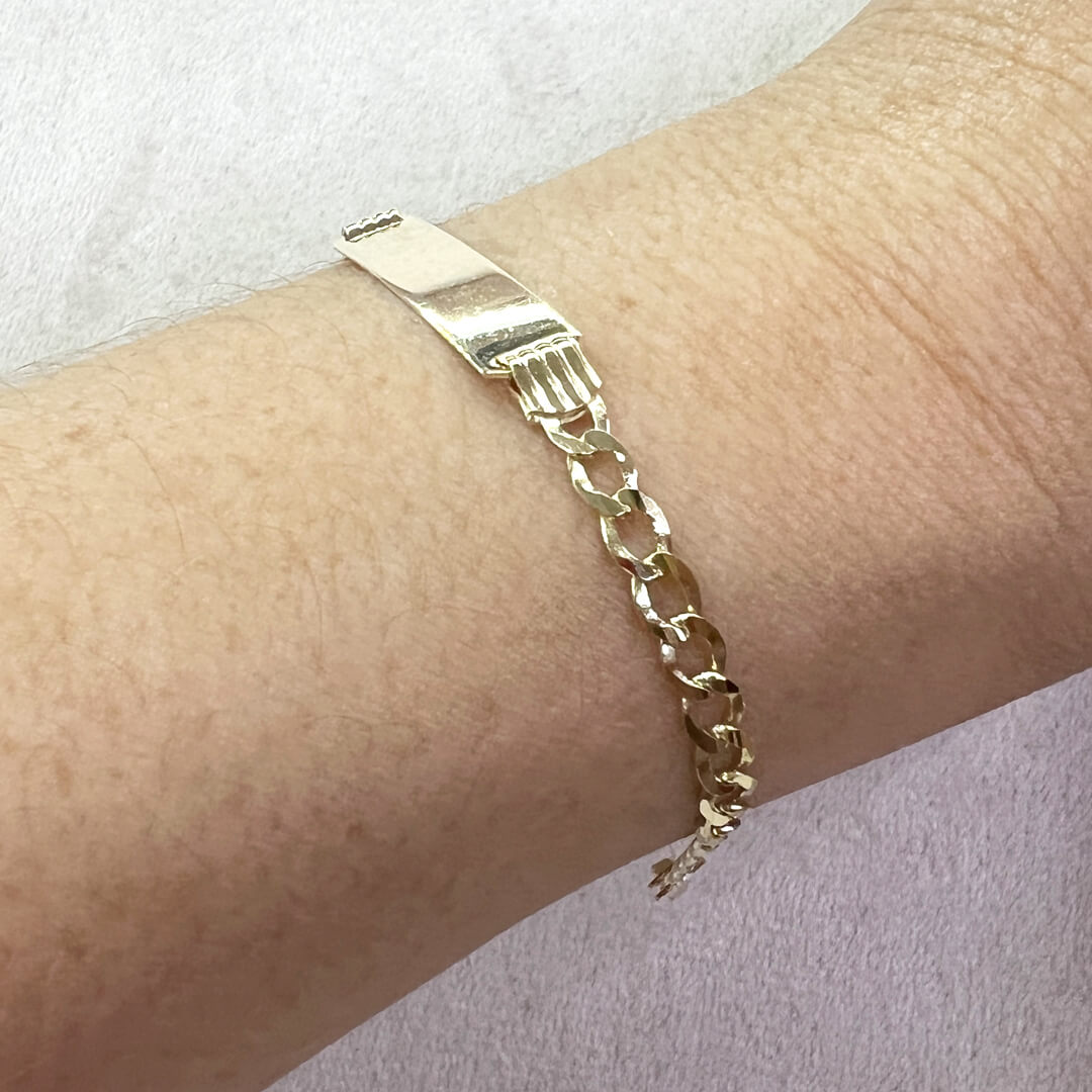 Esclavita con Tejido Barbado 14k