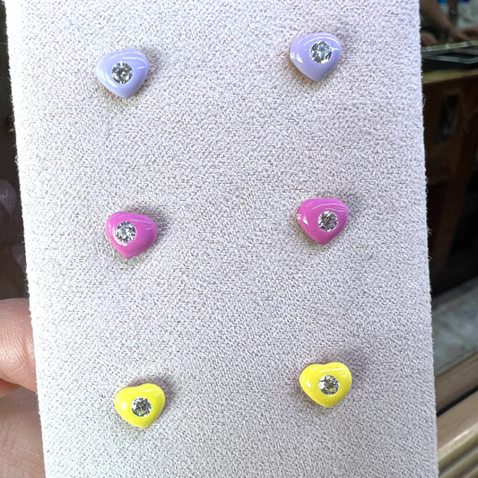 Broquel Corazón Esmaltado