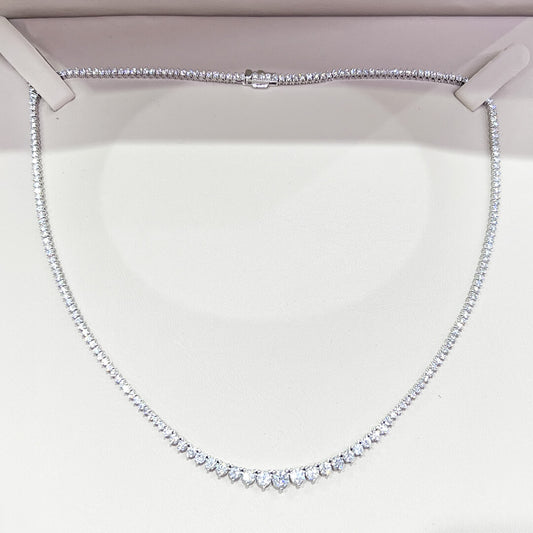 Gargantilla tipo Riviera Labgrown 5qts