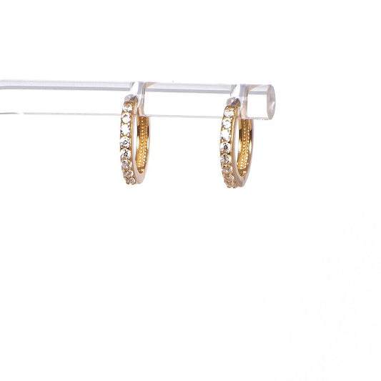 Huggies con Circonias 12mm