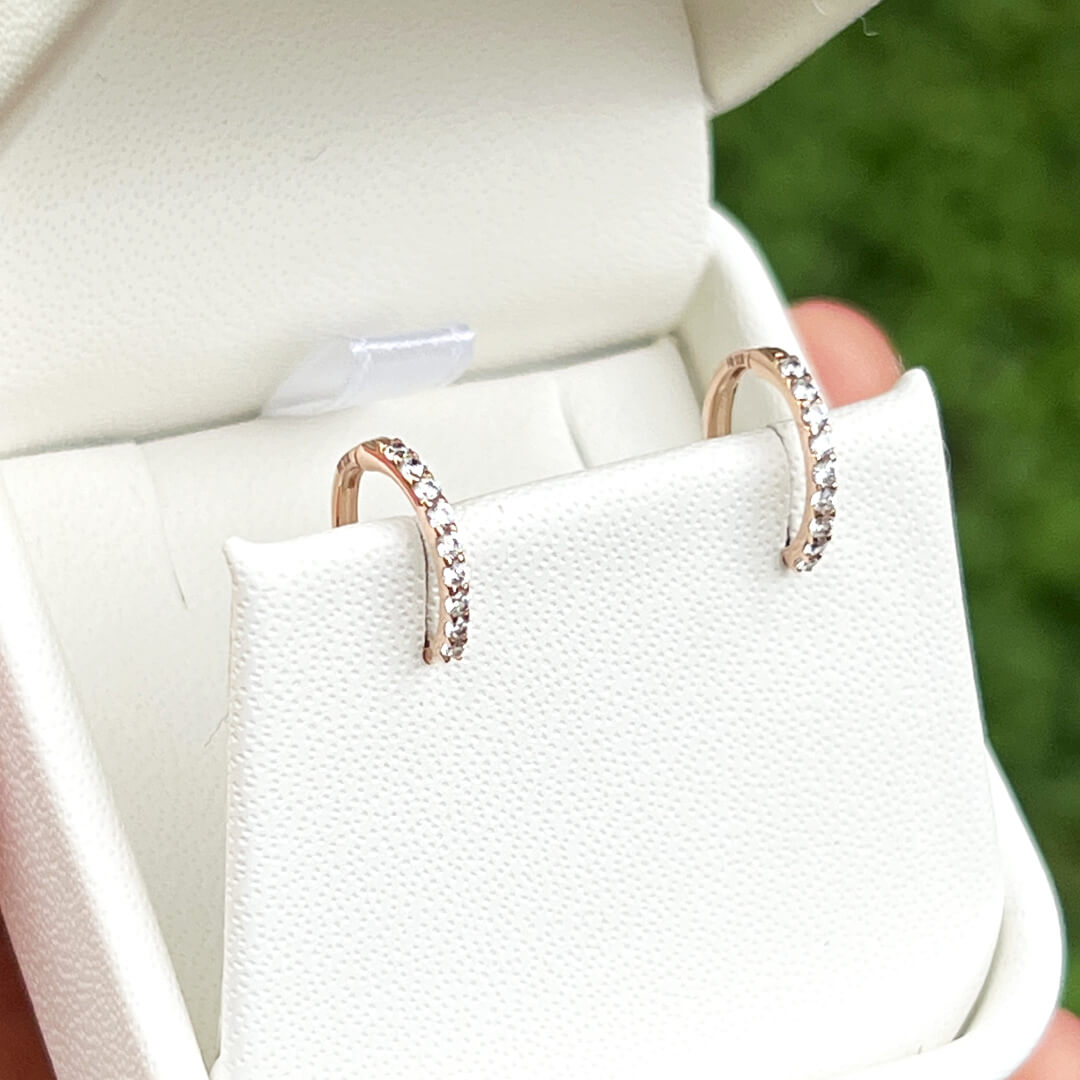 Huggies con Circonias 11mm