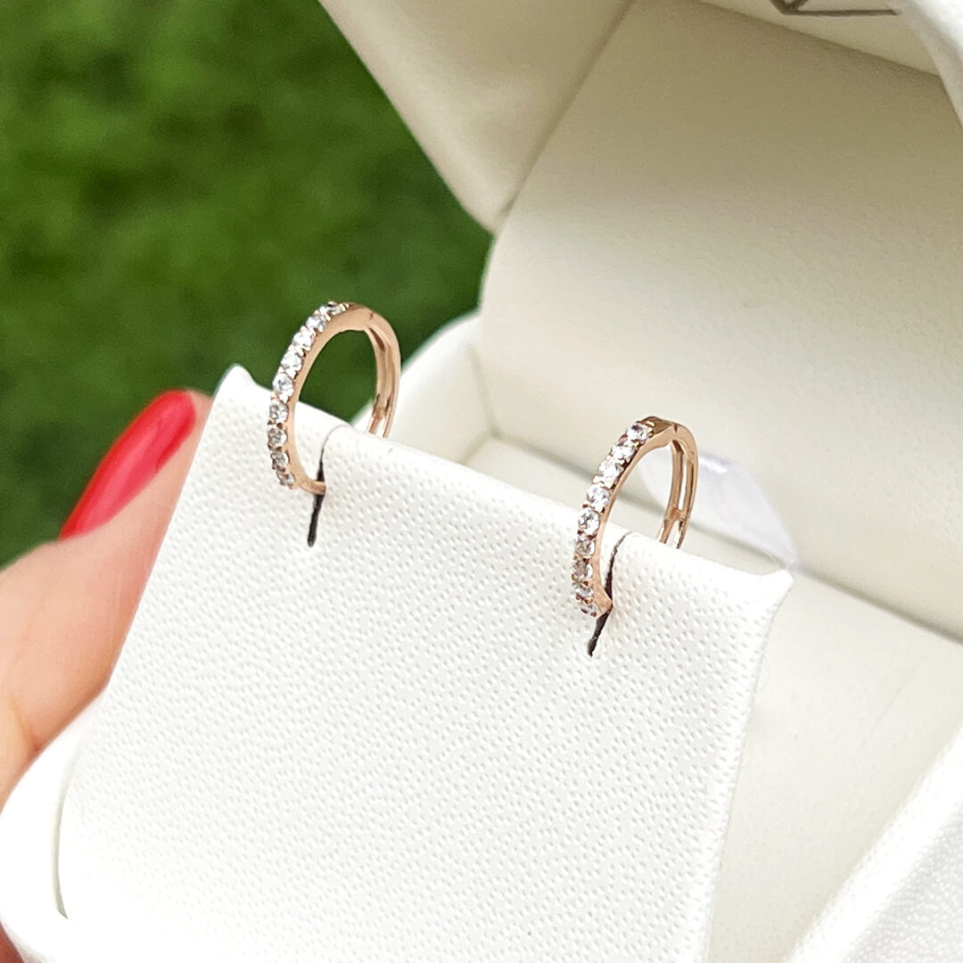 Huggies con Circonias 11mm