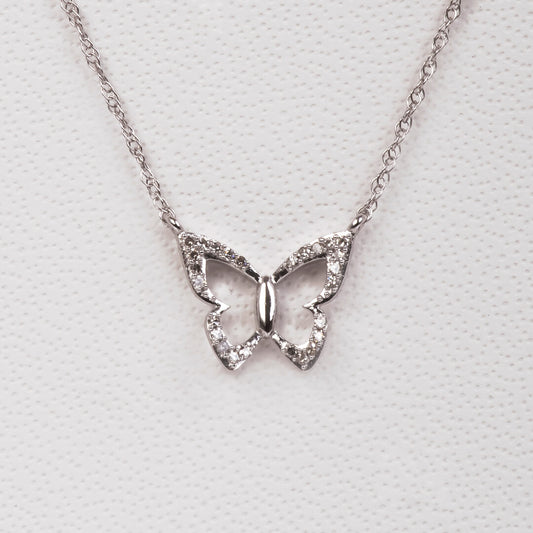 Mariposa con Diamantes Naturales 0.07qts