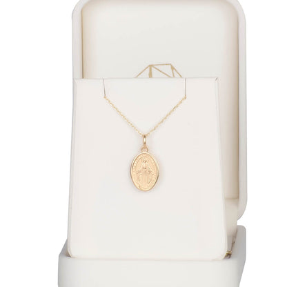 Medalla Ovalada Milagrosa Reversible (1.5cm)