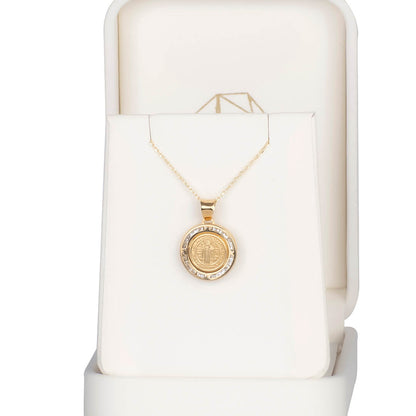 Medalla San Benito Reversible (1.5cm)